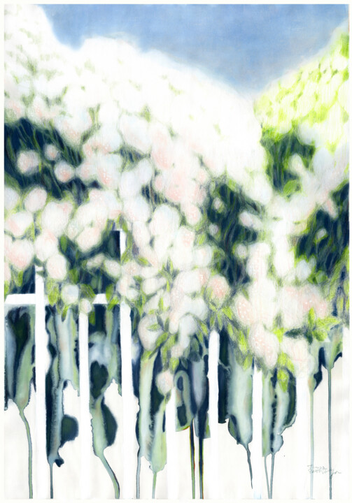 Time to Bloom Pittura, 25,6x17,7 in