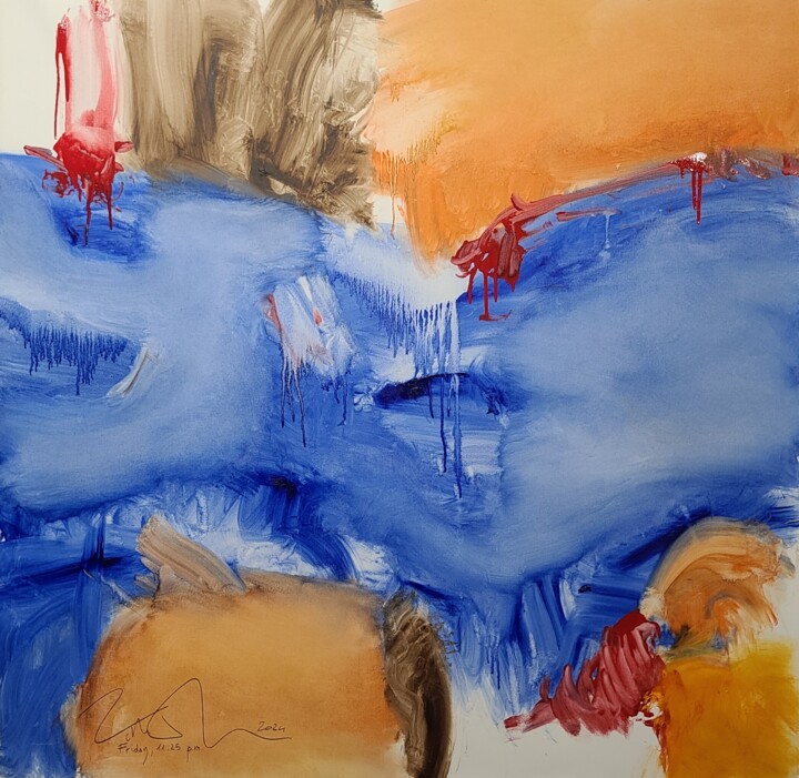 Friday, 11.25 p.m. 绘画, 41.7x41.7 in