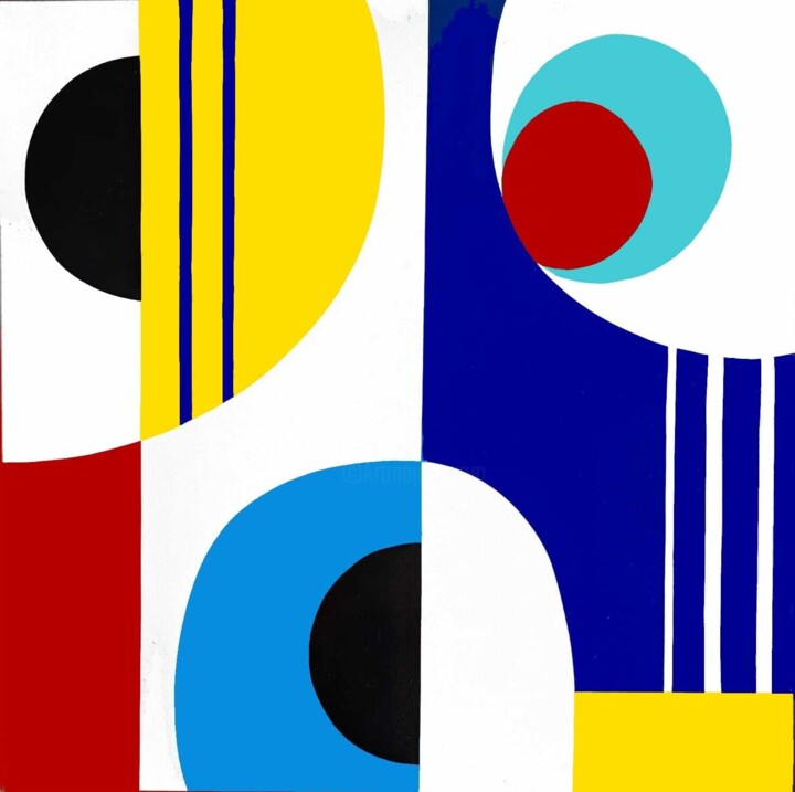 绘画 标题为“Abstract” 由Muriel Matt, 原创艺术品, 丙烯