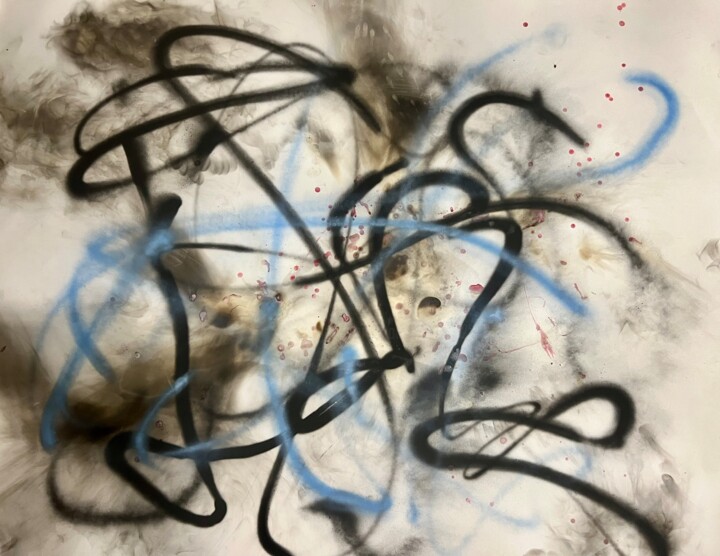 混乱 Tablo, 63x82,7 in