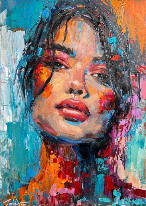 Vibrant Solitude 绘画, 27.6x19.7 in