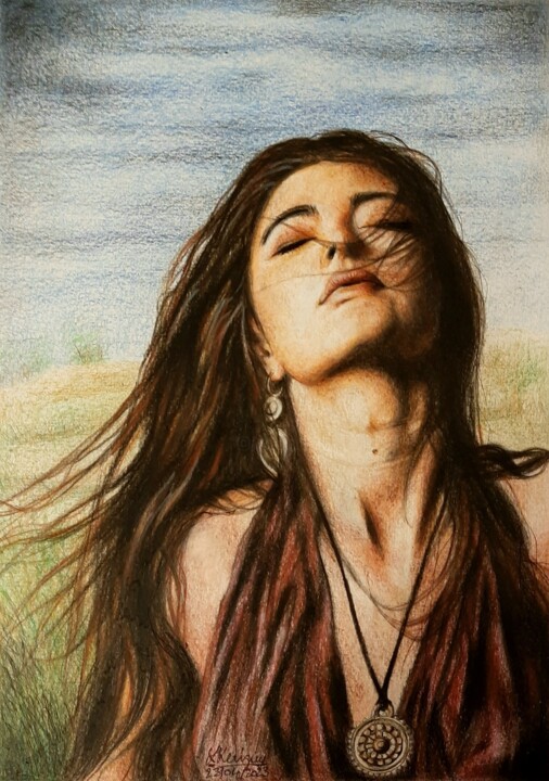 Brise printanière 图画, 11.8x8.3 in