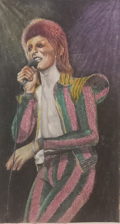 Space oddity Schilderij, 35,4x18,9 in
