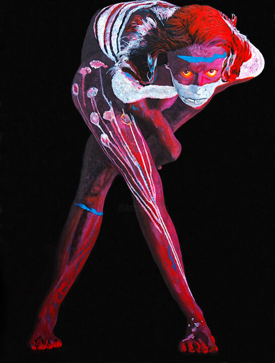 Morrigan 绘画, 24.2x19.3 in