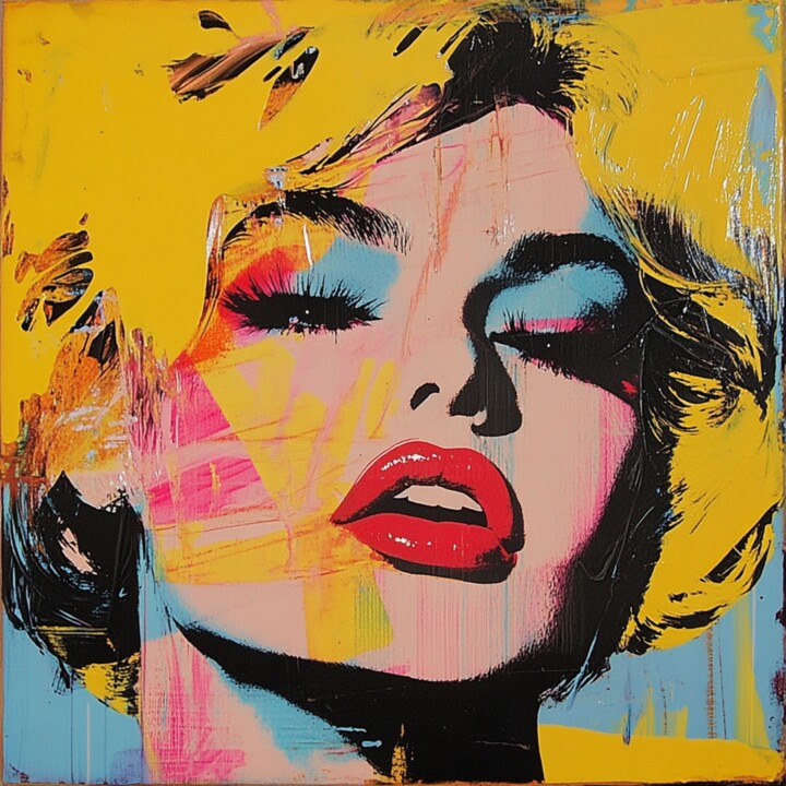 Painting titled "TRANSFORMATION" by Claudia Sauter (Poptonicart), Original Artwork, Acrylic