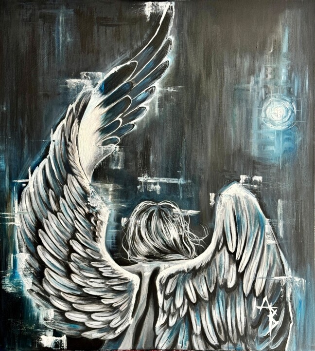Celestial Messenger 绘画, 39.4x35.4 in
