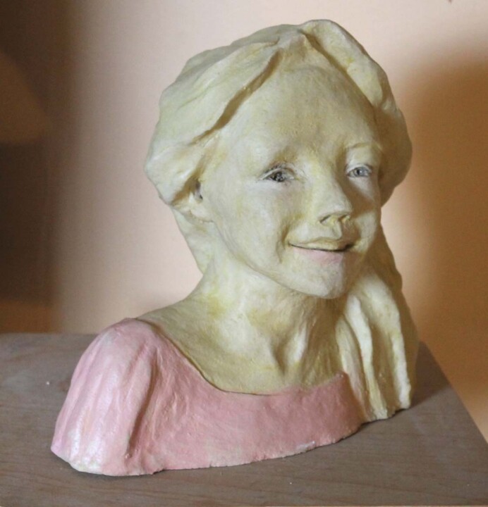 Une Jeune fille 雕塑, 11x9.8 in