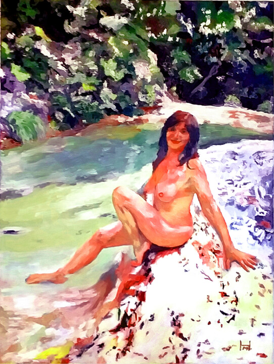 "Sveta" 绘画, 31.5x23.6 in