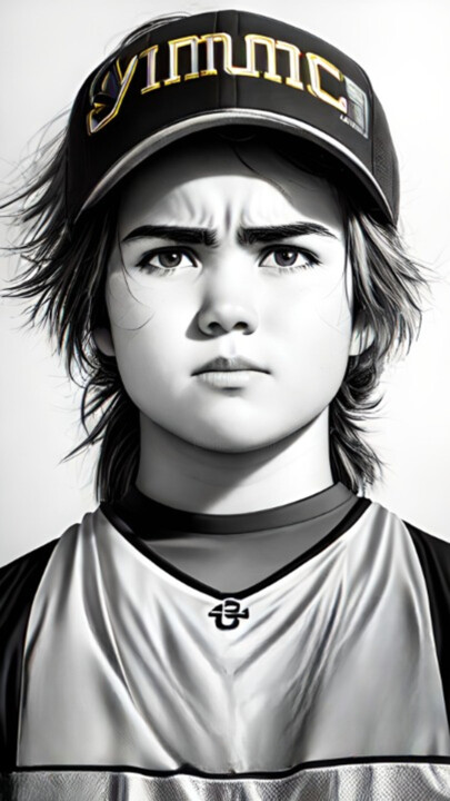 VICTORY'S GAZE : AN ARTWORK OF OLYMPIC ASPIRATION 数字艺术
