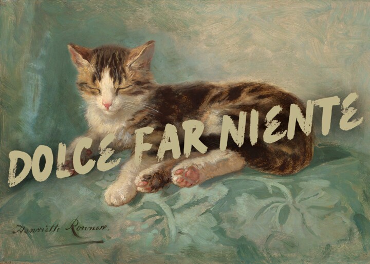 Dolce Far Niente - Cat Nap 数字艺术