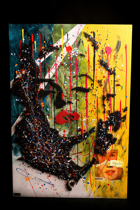 MARYLIN MONROE Kolaj, 47,2x31,5 in
