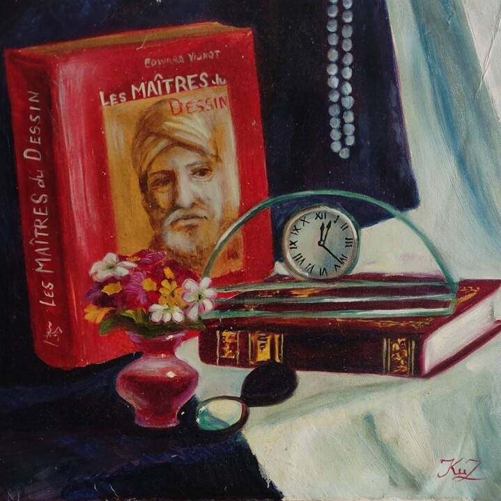 StillLife - Les Maîtres Du Dessin 绘画, 19.7x19.7 in