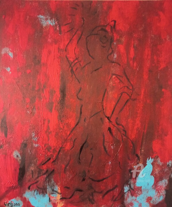 Andalouse 绘画, 22.1x17.7 in