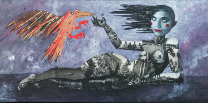 绘画,  15.8x31.5 in 