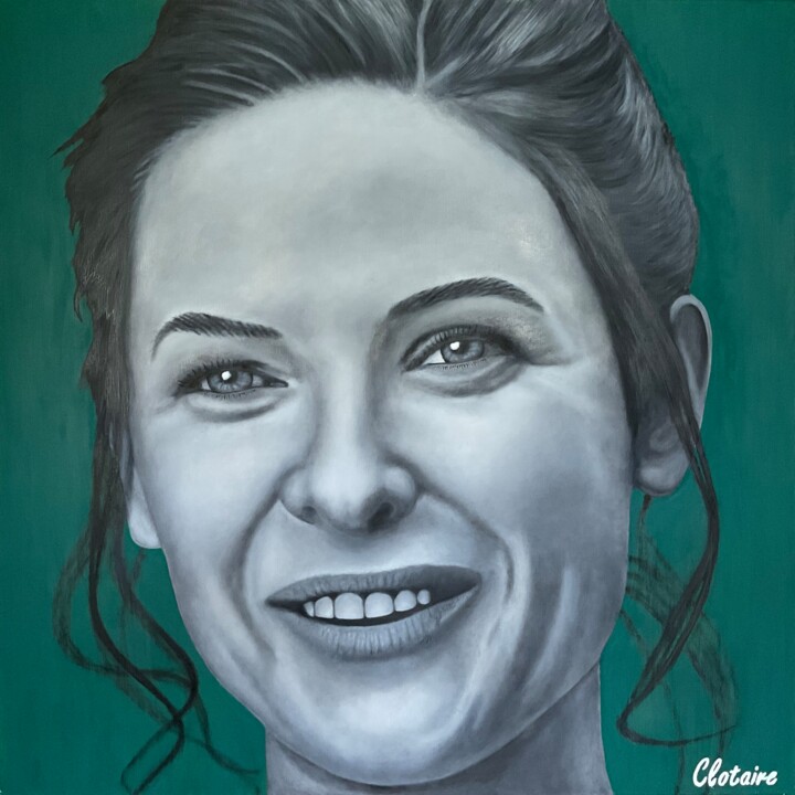 Rebecca Ferguson 绘画, 39.4x39.4 in