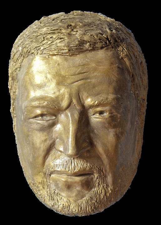 Volodymyr Zelensky Sculpture, 7.5x5.5 in
