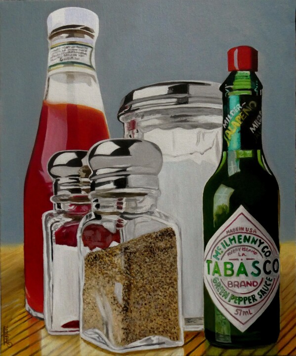 TABASCO 绘画, 18.1x15 in