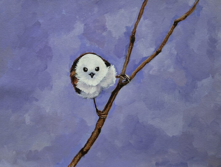 Funny bird 绘画, 11.8x15.8 in