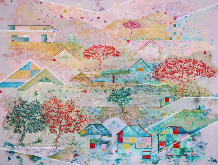 绘画,  35x45.7 in 