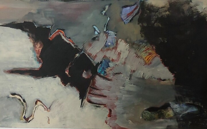 绘画,  16.1x26 in 