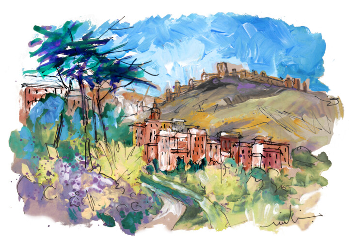 Albarracin 07 Pittura, 5,9x8,3 in