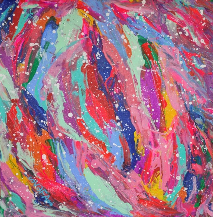 In pursuit of Happiness 2 绘画, 20.9x20.9 in