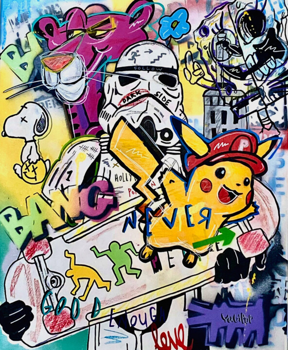 Dark side 绘画, 24x19.7 in
