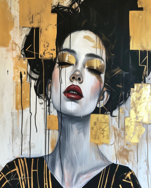 Digital Arts titled "Estasi Moderna" by Andrea La Martina (NEXA ART), Original Artwork, Digital Collage