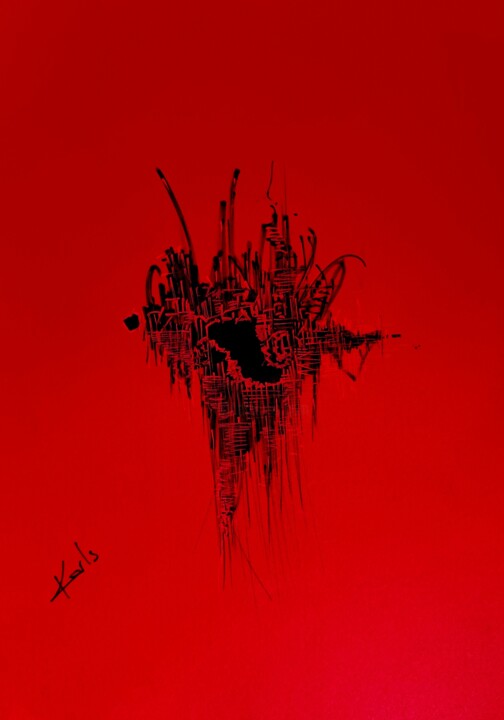 RED HERLADRY Disegno, 11,7x8,3 in