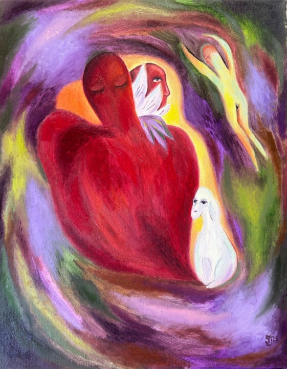 My Heart. 绘画, 19.7x15.8 in