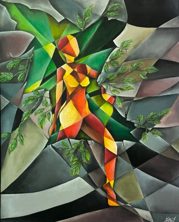 Végétal 绘画, 31.9x25.6 in