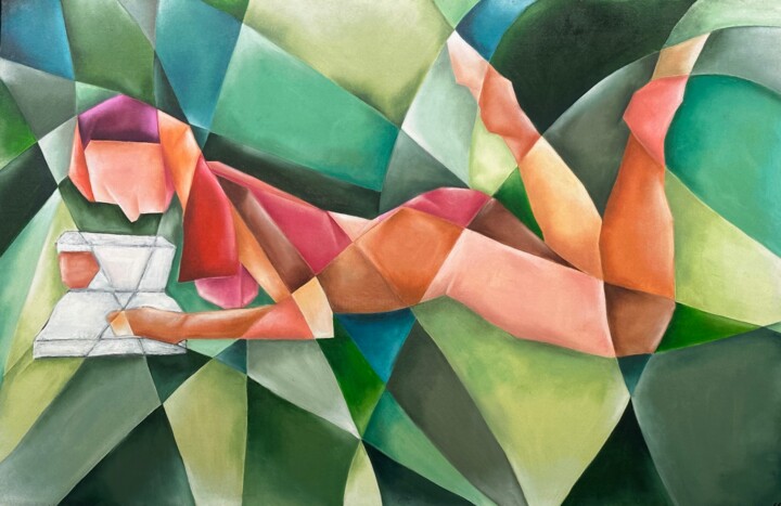 Sérénité 绘画, 25.6x39.4 in