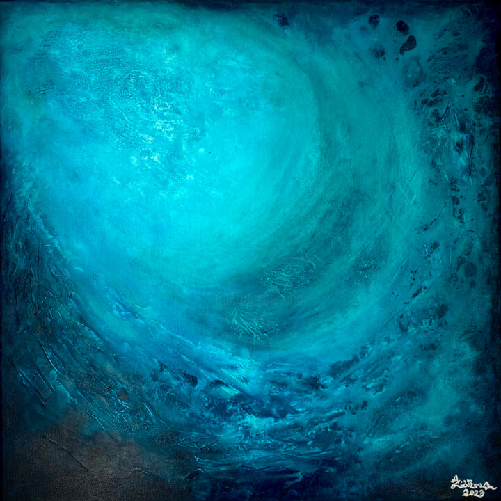 Underwater I 绘画, 19.7x19.7 in