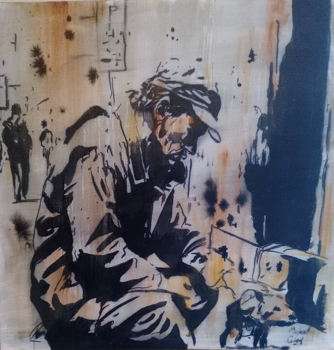 Le soldat 绘画, 15.8x15.8 in