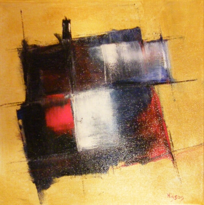 绘画 标题为“Abstraction” 由Sandrine Hirson, 原创艺术品, 油