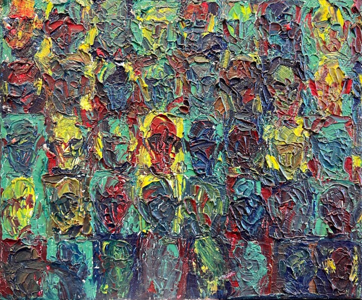 Faces 绘画, 9.8x11.8 in