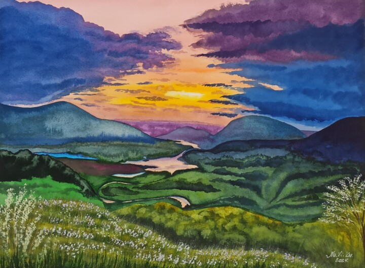 Colors of Ireland Картина, 11,8x15,8 in