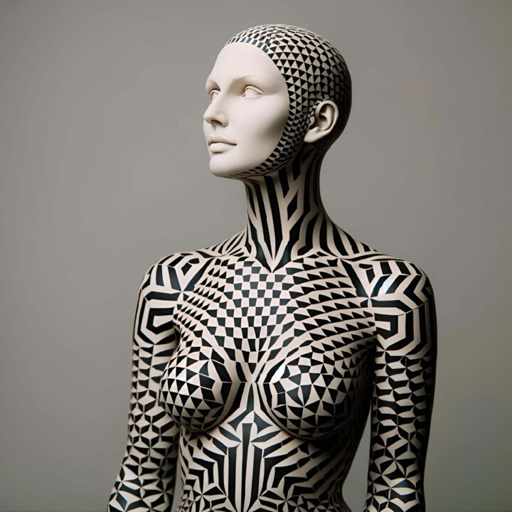 Hypnotic Contours: The Geometry of Illusion 数字艺术