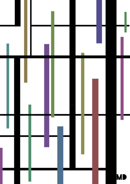 Larmes de joie 数字艺术, 39.4x29.5 in