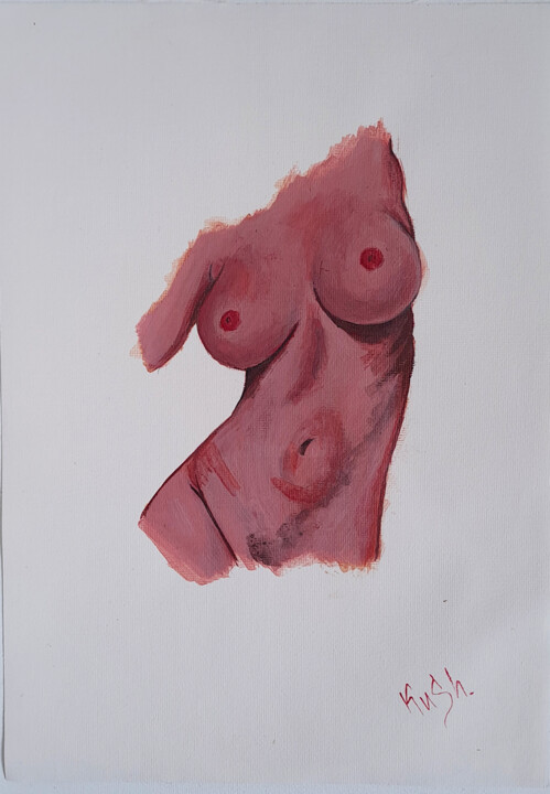 Sexuality in silence 绘画, 11.4x8.3 in