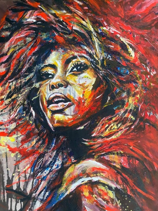 Hot look 绘画, 39.4x27.6 in