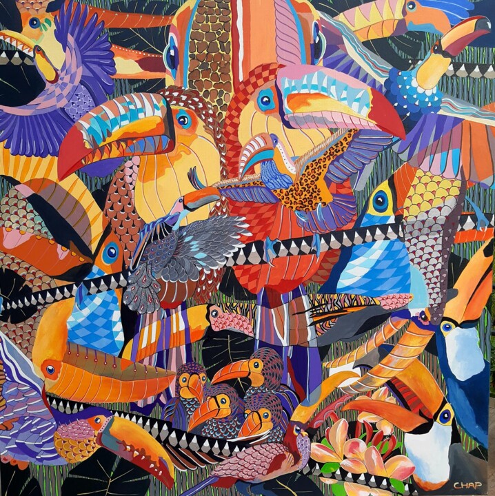绘画,  39.4x39.4 in 