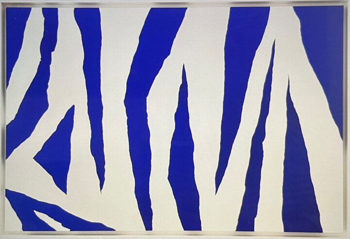 Le zèbre 绘画, 39.4x59.1 in