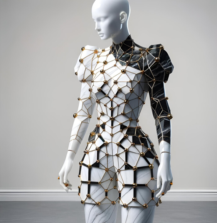 Seamless Synthesis: The Blurring of Body and Attire 数字艺术