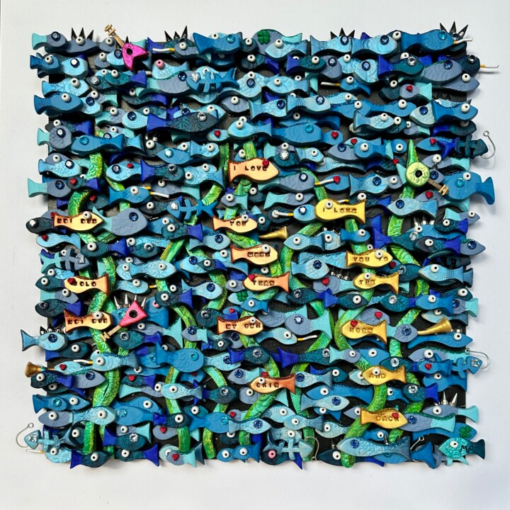 Noi Due solo Noi Due 绘画, 19.7x19.7 in