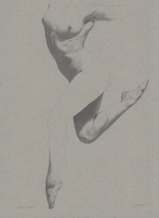 "Ballerina Nr. 19 (0:33)" 图画, 11.9x8.6 in