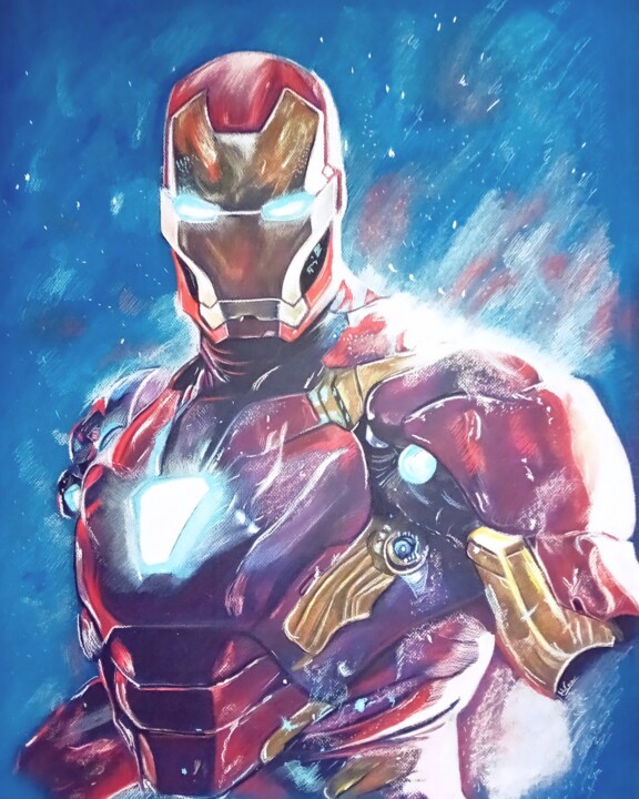 Iron Man 图画, 31.5x23.6 in