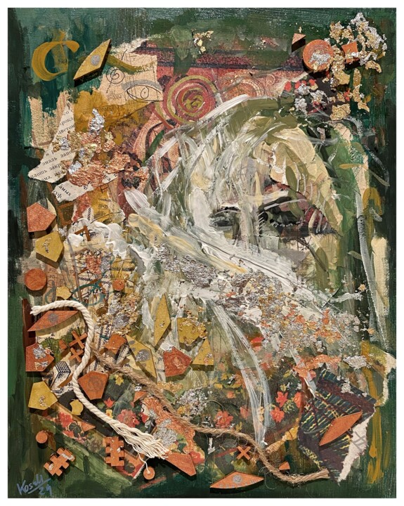 COLORS - Green: Transition Collages, 11.8x9.5 in
