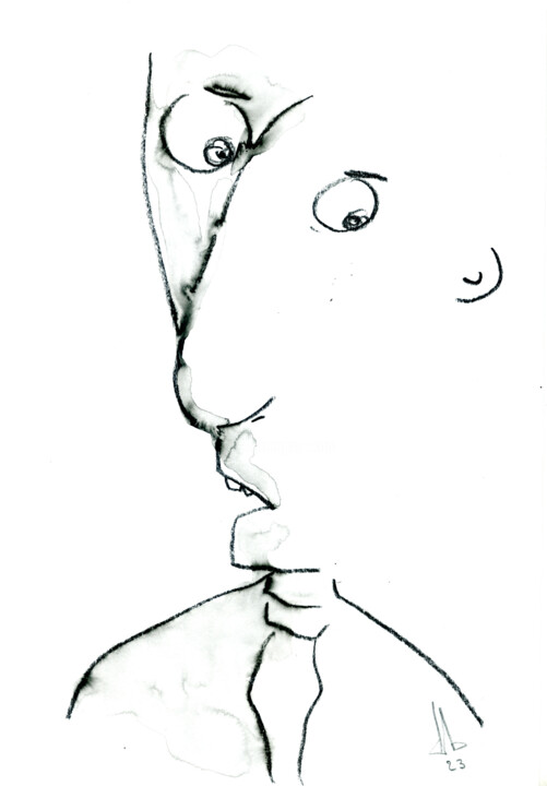 图画,  11.6x8.3 in 