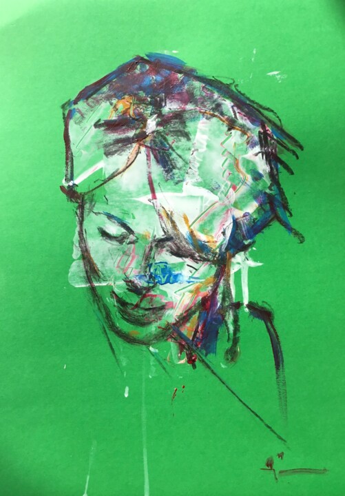 绘画,  13.4x9.5 in 